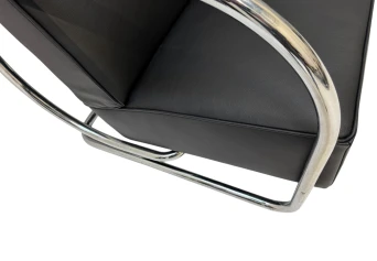 Art Deco Modernist Bauhaus Tubular Steel Lounge Chairs by Frits Kuyken, 1936